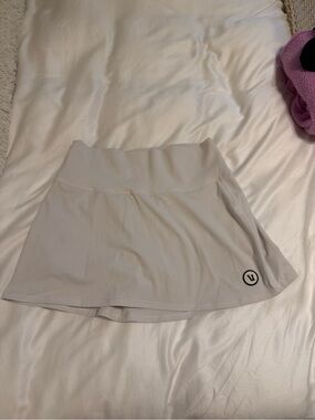 Vuori White One Shot Tennis Skirt